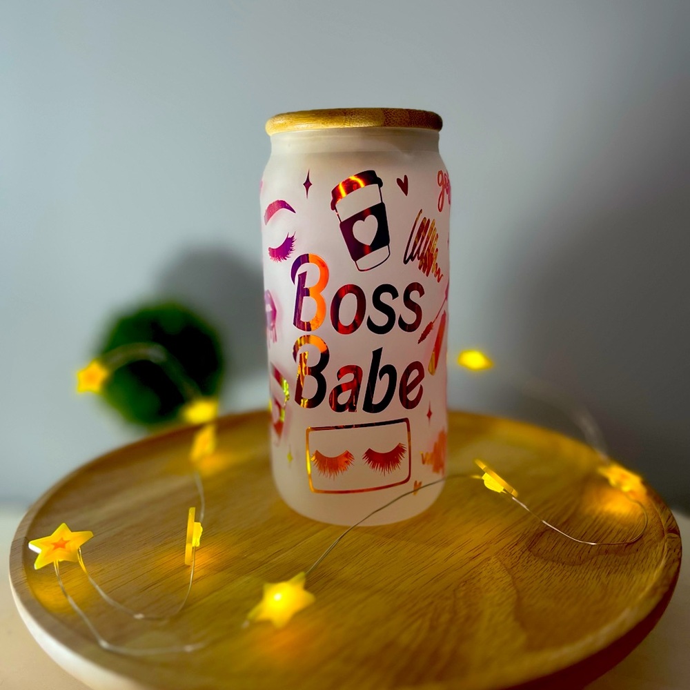 Boss Babe 16 oz Libby cup